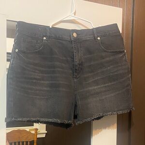 Ann Taylor Dark Jean Shorts